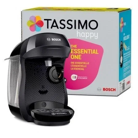 Cafetera de Cápsulas Bosch Tassimo Happy/ Negra